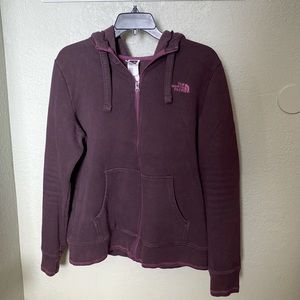 North Face hooded sweatshirt full zip